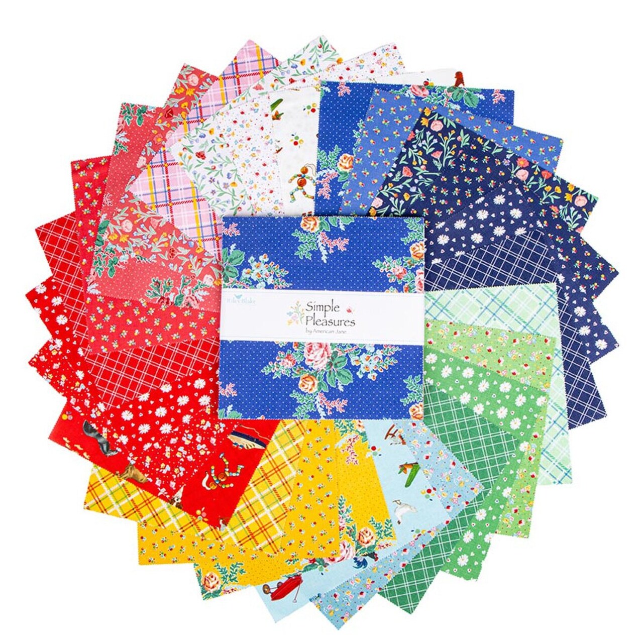 Fabric Riley Blake Precuts Simple Pleasures 10" Stackers 10-16650-42